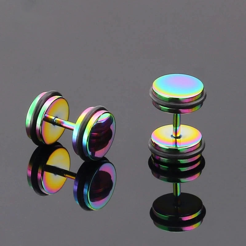 Faux plugs à joints toriques arc-en-ciel
