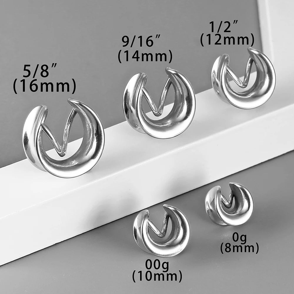 Plugs infini en acier (paire)
