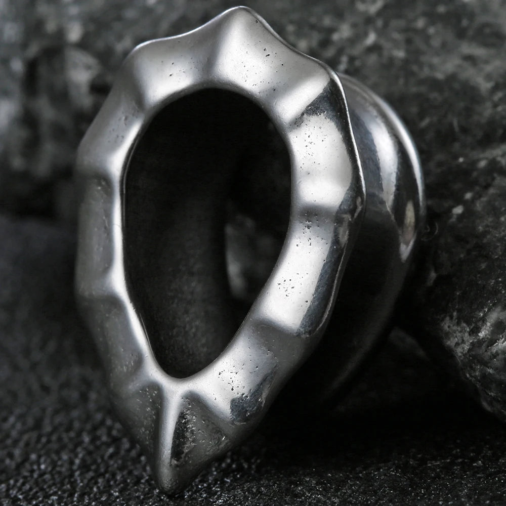 Tunnels goutte en acier 316L (paire)
