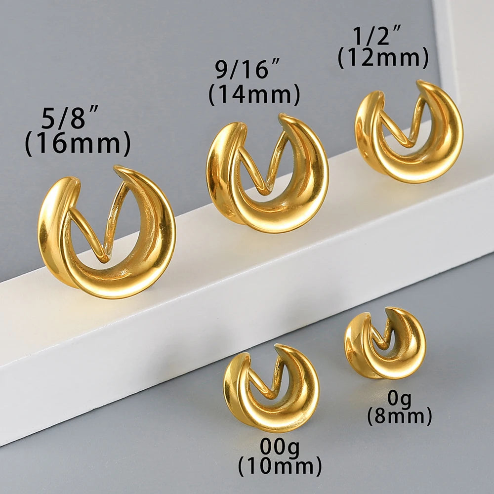 Plugs infini en acier (paire)