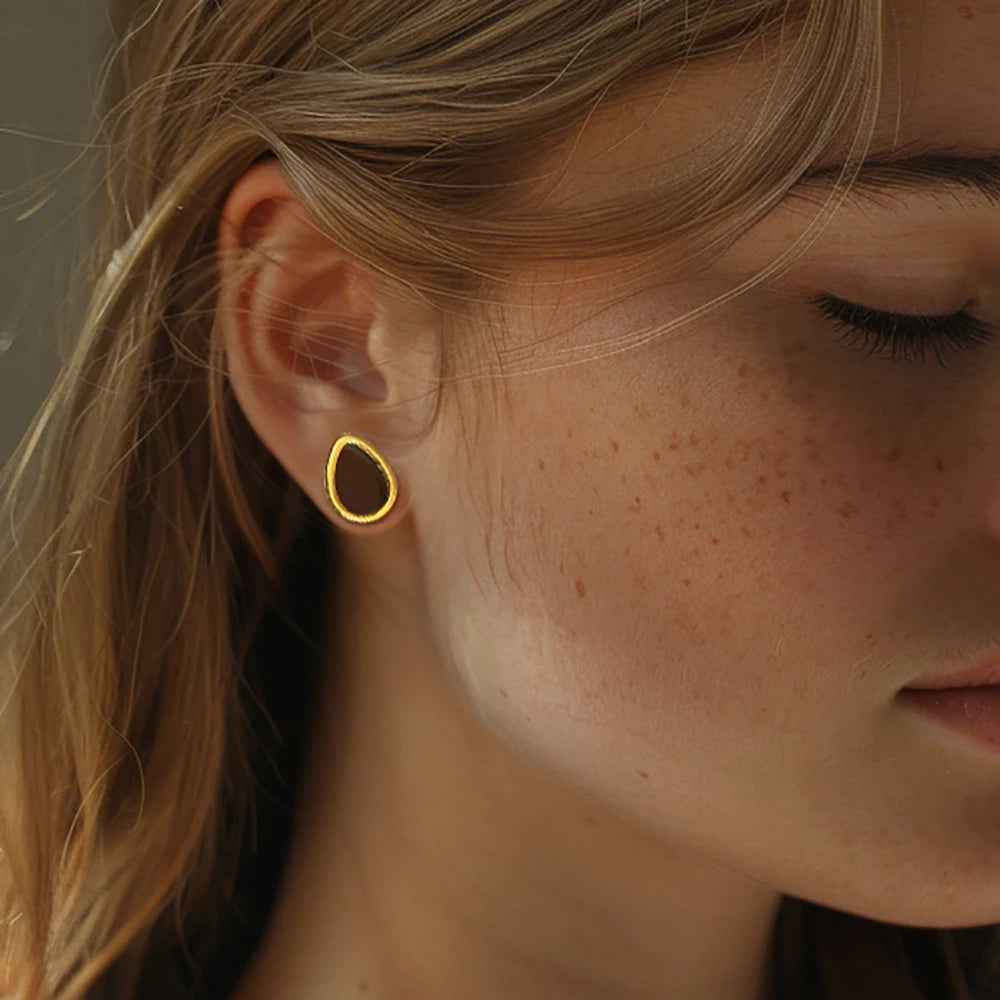 Tunnels goutte en acier 316L (paire)