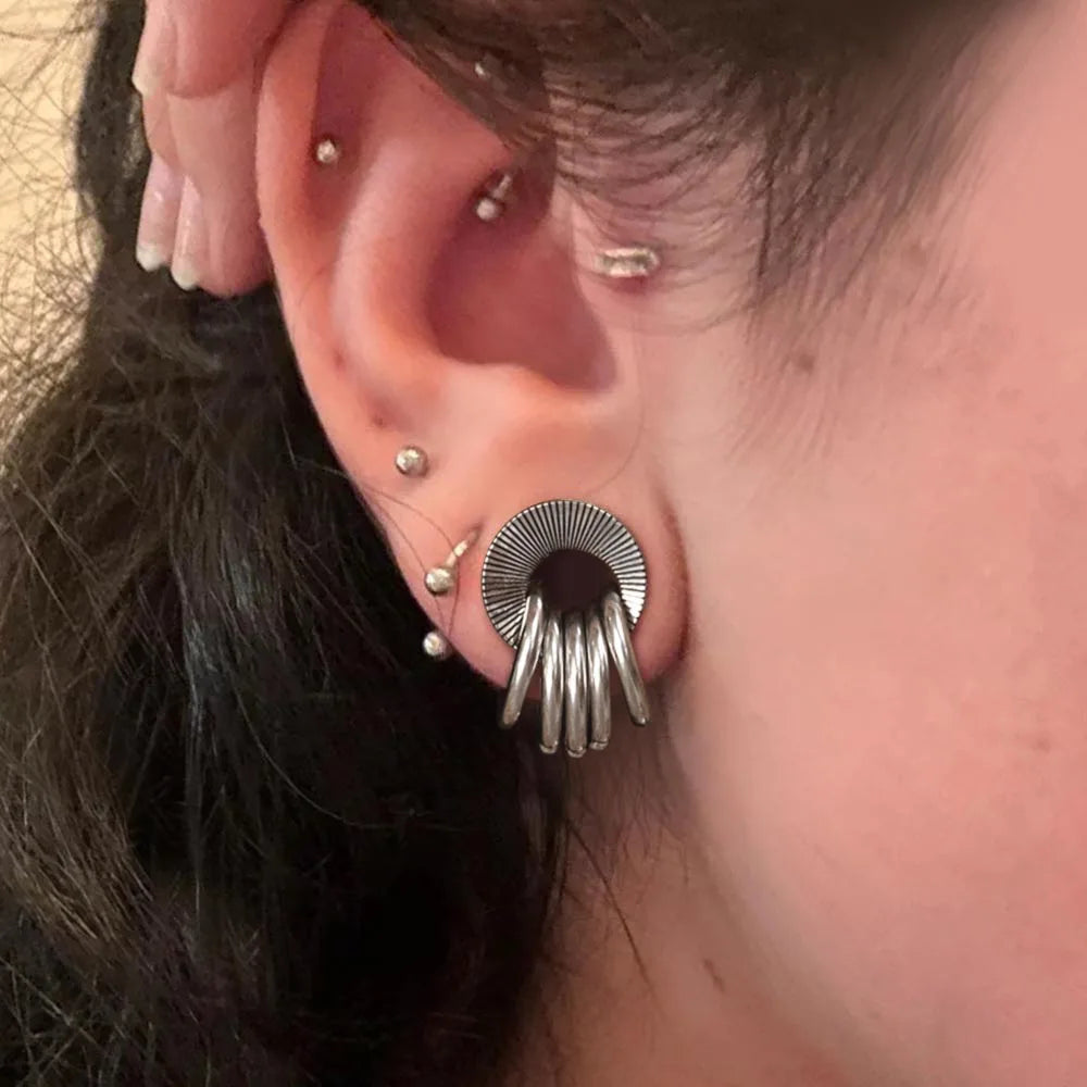 Tunnels ronds en acier (paire)