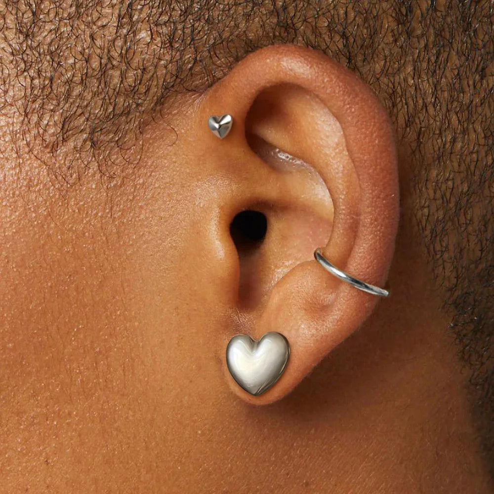 Plugs cœur en acier 316L (paire)