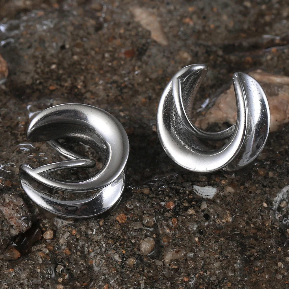 Plugs infini en acier (paire)