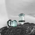 Plug en verre aqua avec joint torique