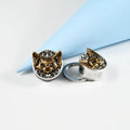 Plugs tête de chat en acier, paire
