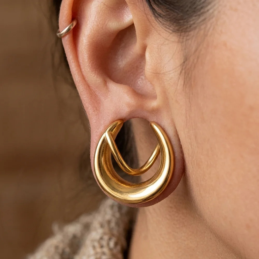 Plugs infini en acier (paire)