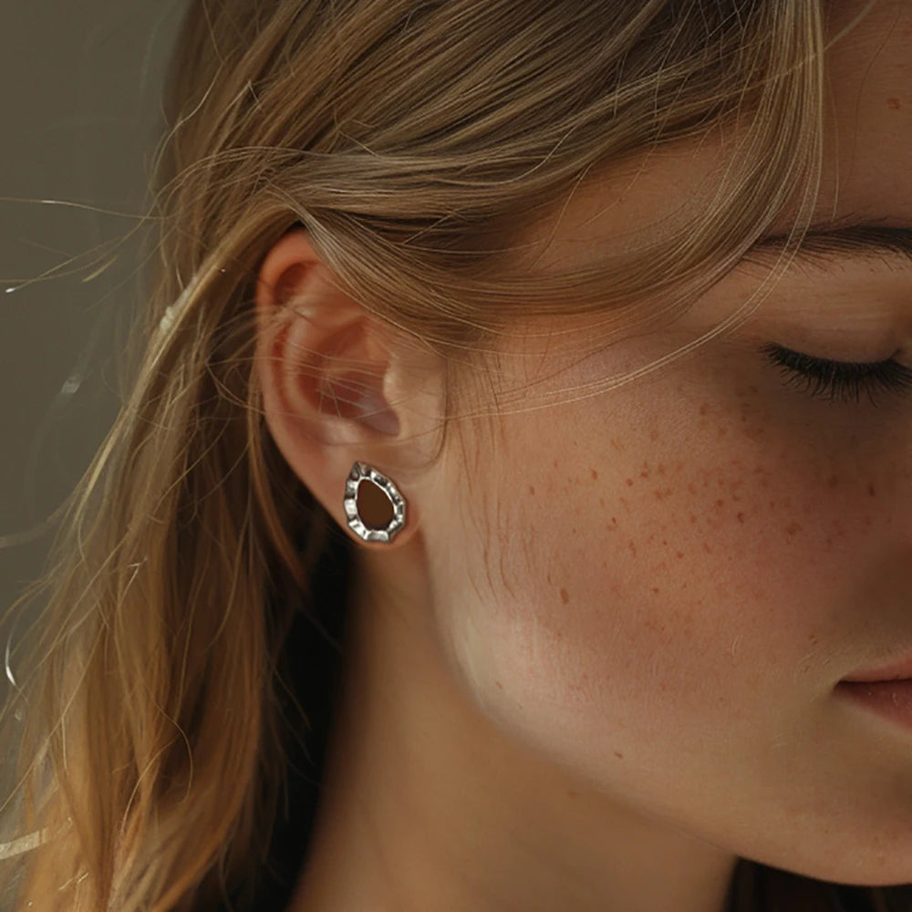 Tunnels goutte en acier 316L (paire)