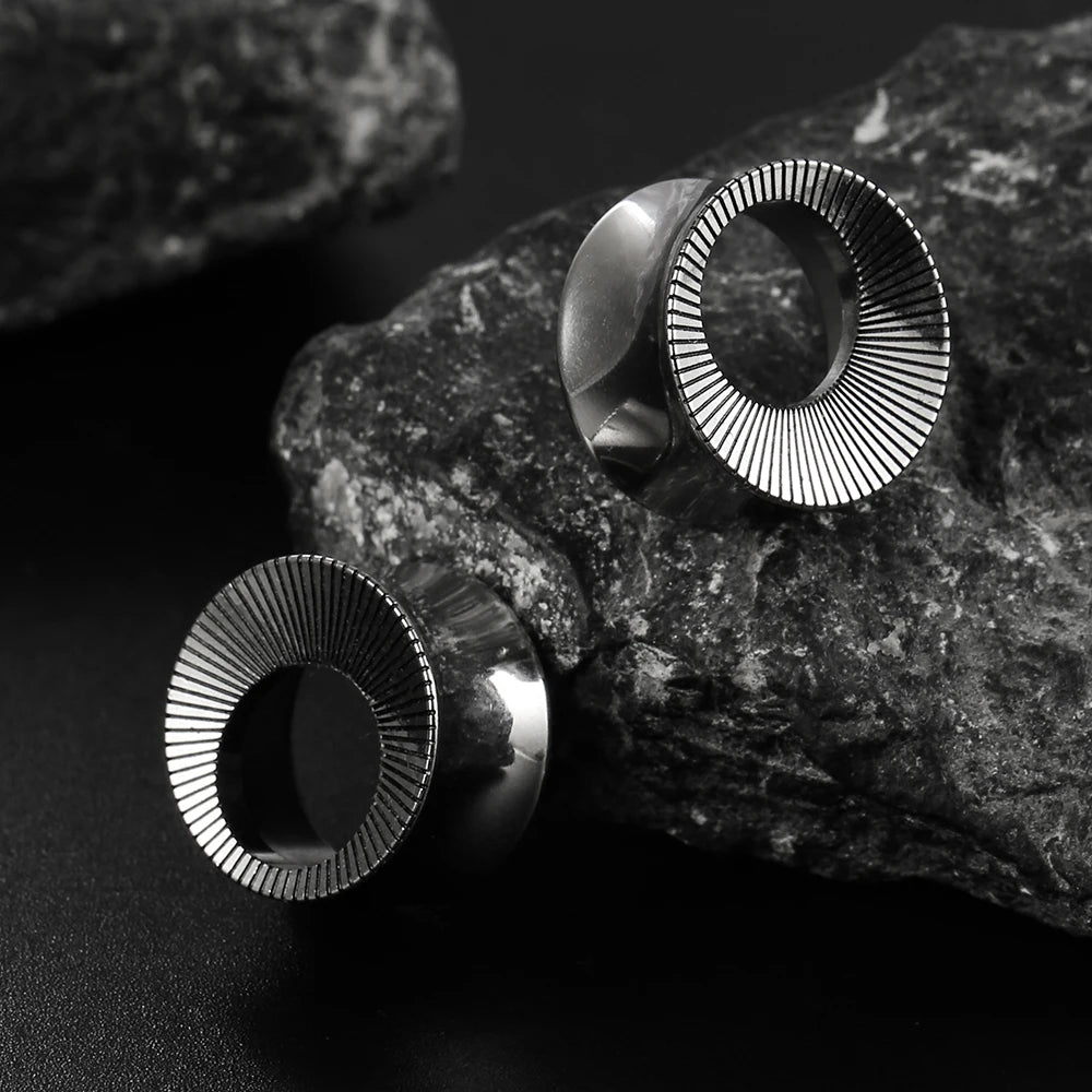 Tunnels ronds en acier (paire)