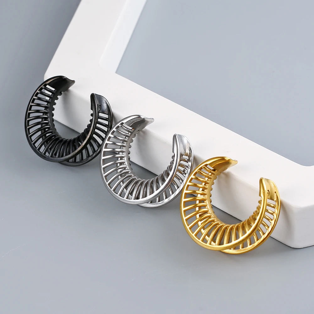 Écarteurs saddle nervurés en acier 316 (paire)