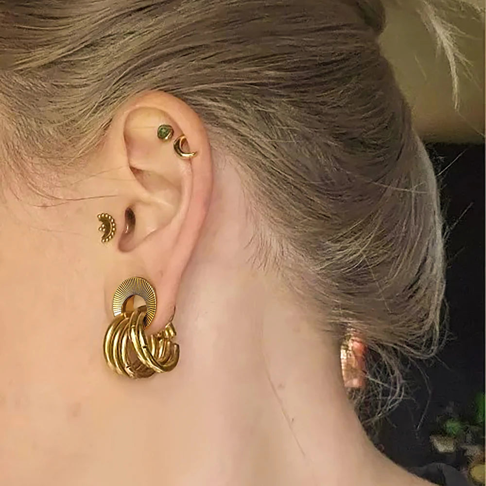 Tunnels ronds en acier (paire)