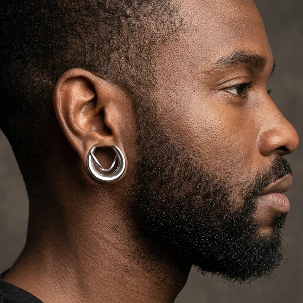 Plugs infini en acier (paire)
