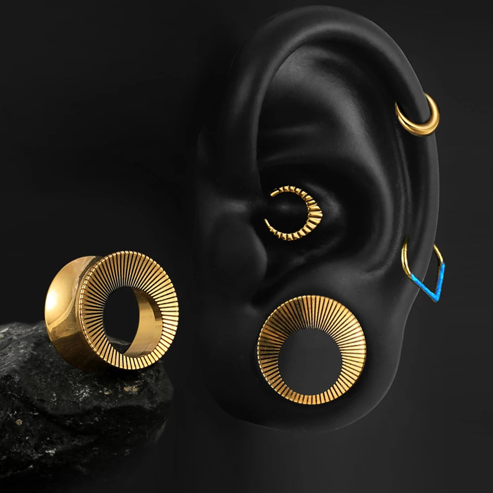 Tunnels ronds en acier (paire)