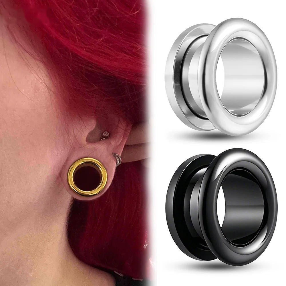 Tunnels ajourés 8-16 mm en acier 316L – Écarteurs (lot de 2)