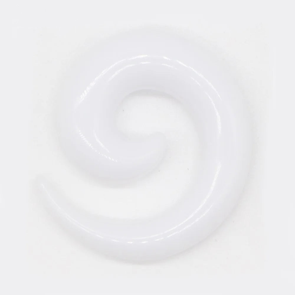 Faux tapers spirale en acrylique 1,2-20 mm – Expandeurs (lot de 2)