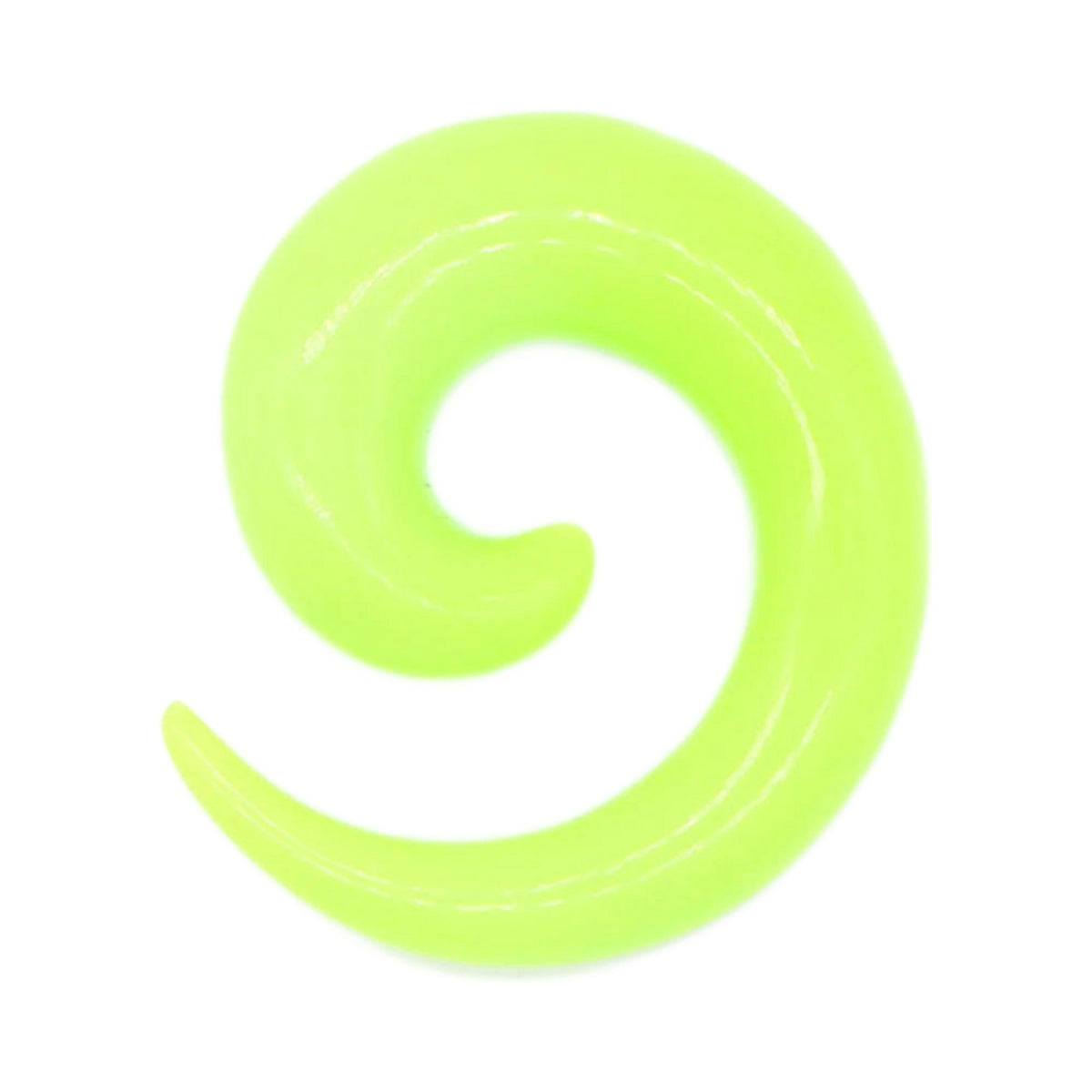 Faux tapers spirale en acrylique 1,2-20 mm – Expandeurs (lot de 2)