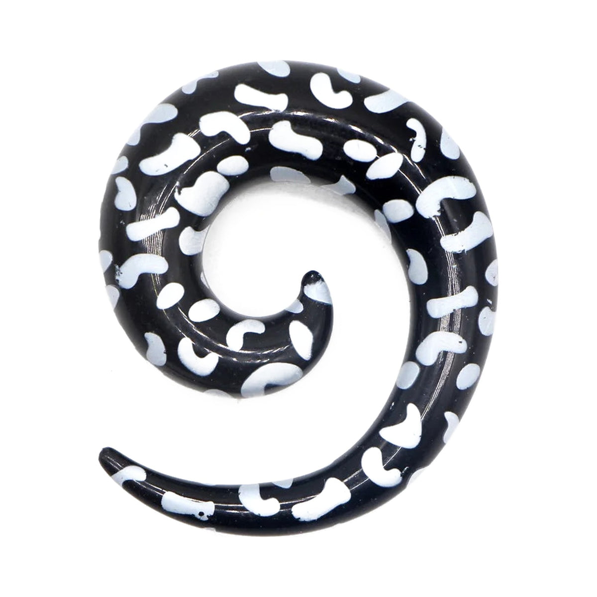 Faux tapers spirale en acrylique 1,2-20 mm – Expandeurs (lot de 2)