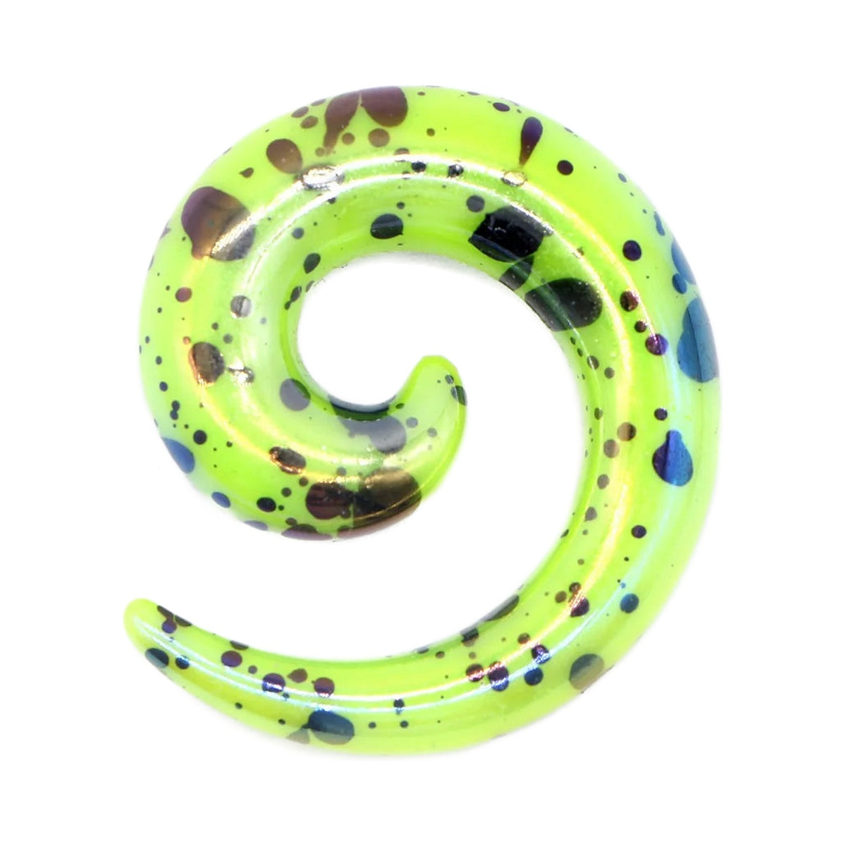 Faux tapers spirale en acrylique 1,2-20 mm – Expandeurs (lot de 2)