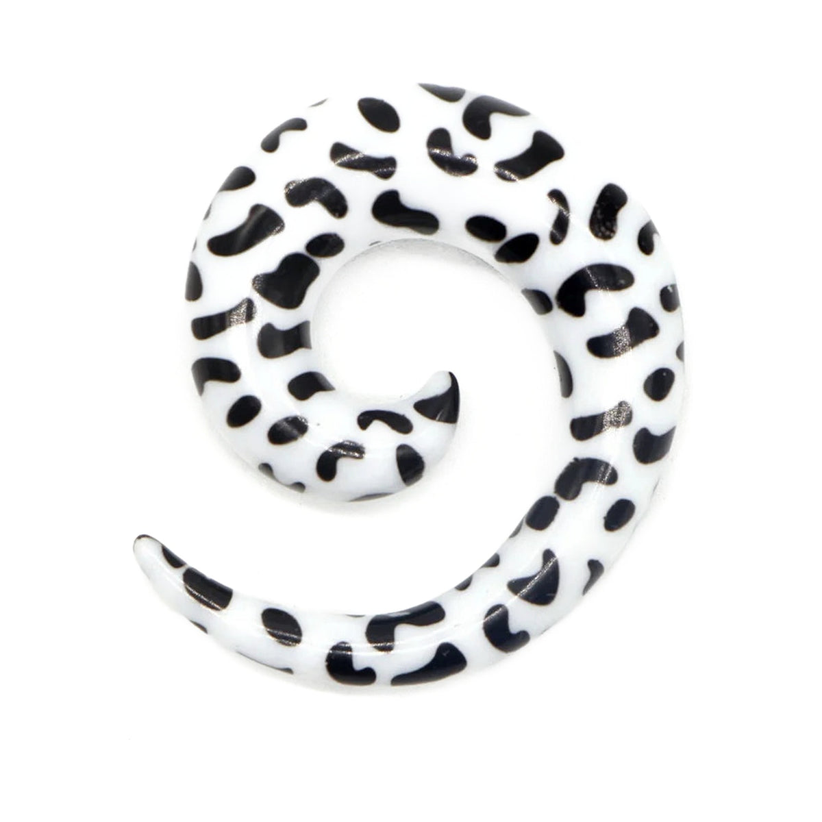 Faux tapers spirale en acrylique 1,2-20 mm – Expandeurs (lot de 2)
