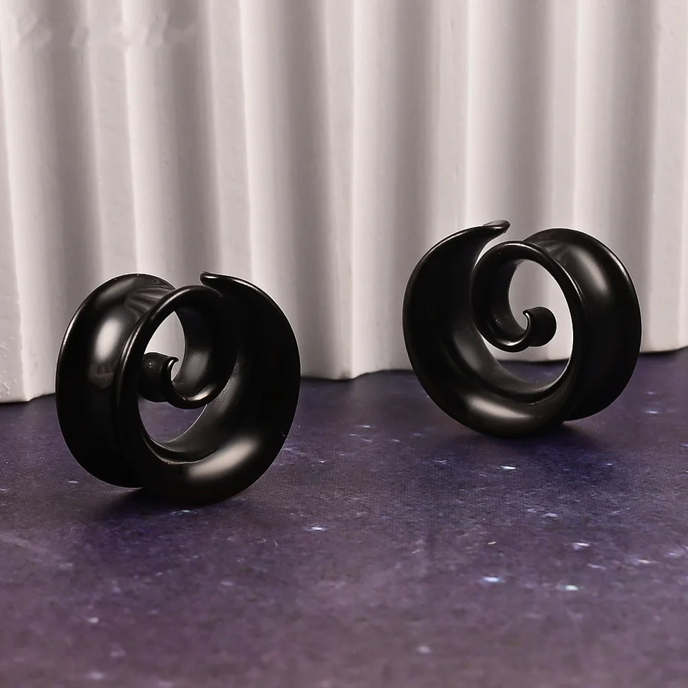 Plugs ouverts spirale (lot de 2)