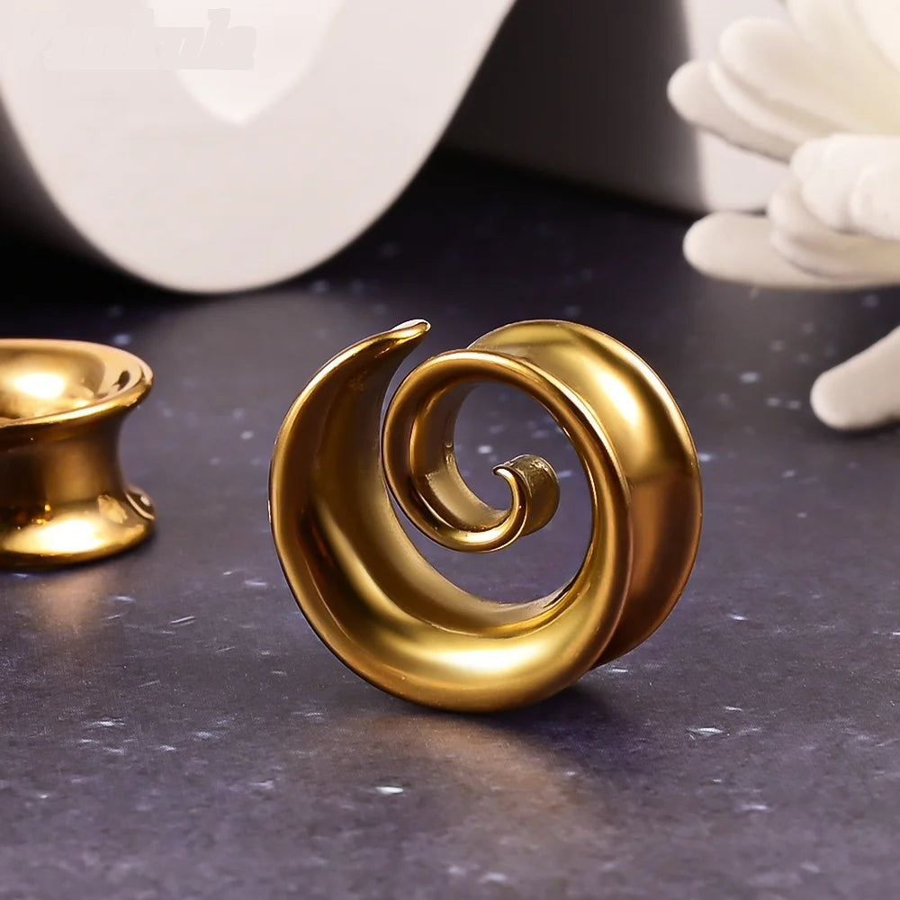 Plugs ouverts spirale (lot de 2)