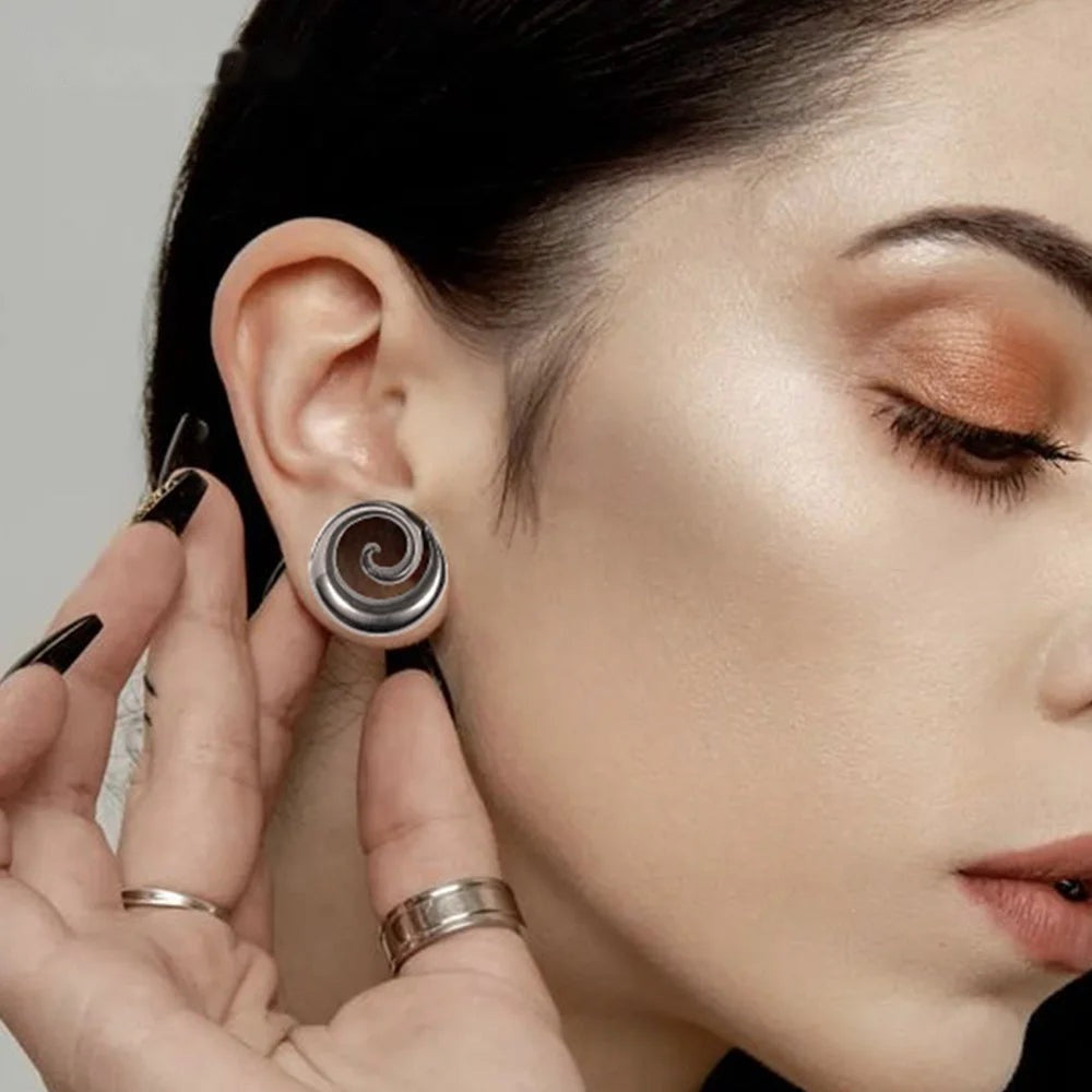 Plugs ouverts spirale (lot de 2)