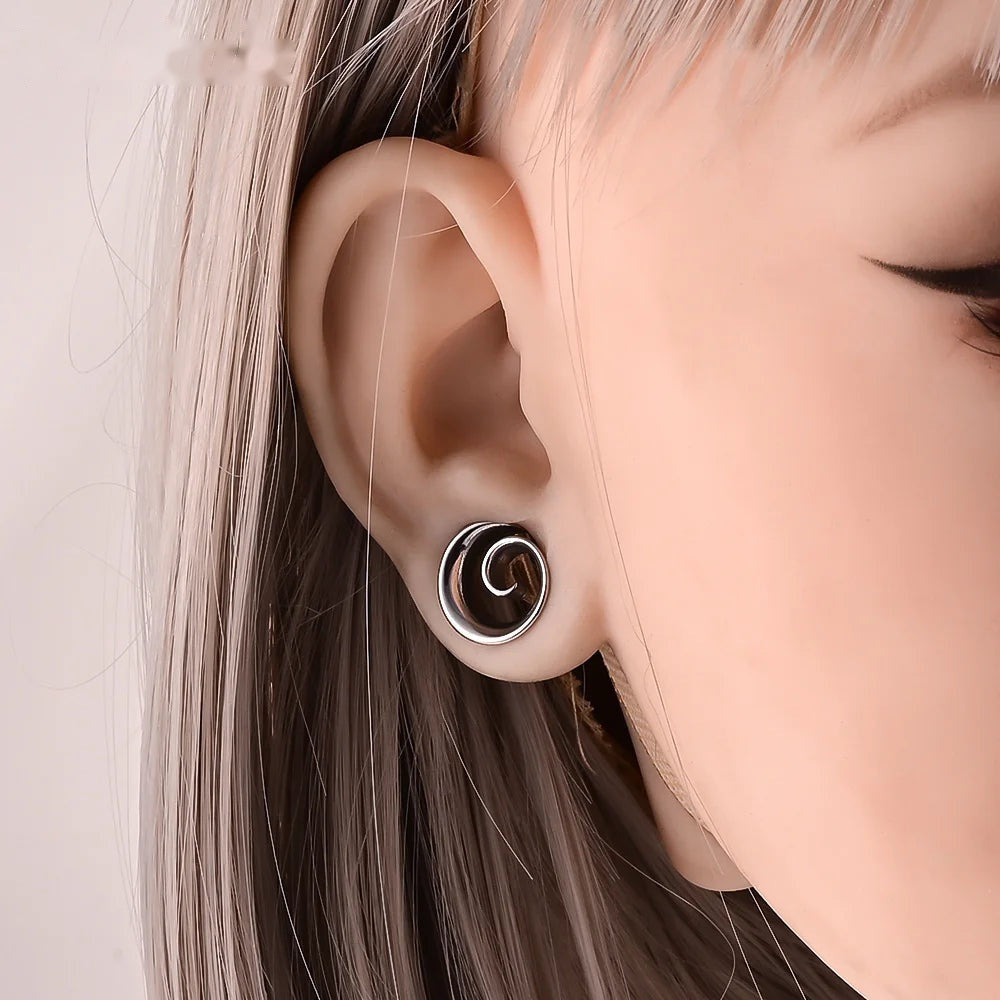 Plugs ouverts spirale (lot de 2)