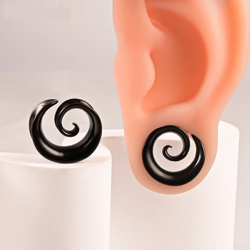 Plugs ouverts spirale (lot de 2)
