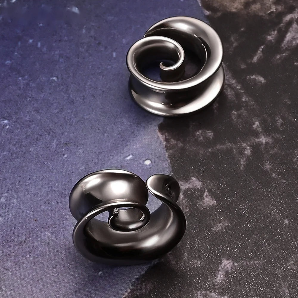 Plugs ouverts spirale (lot de 2)