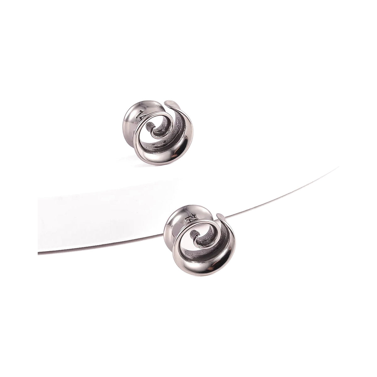 Plugs ouverts spirale (lot de 2)