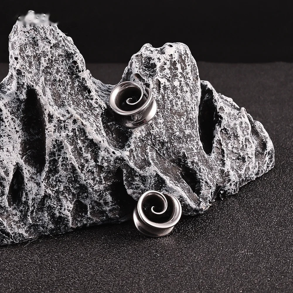 Plugs ouverts spirale (lot de 2)