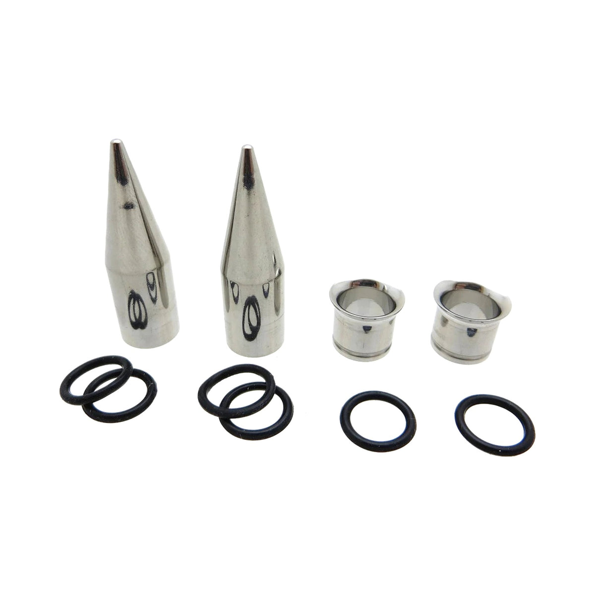 Kit de stretching 36 pièces 14G-00G – Tapers, plugs et œillets acier