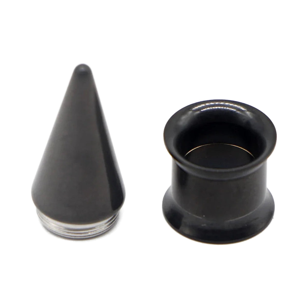 Plug tunnel interchangeable 2-en-1 – Acier inoxydable 2-20mm
