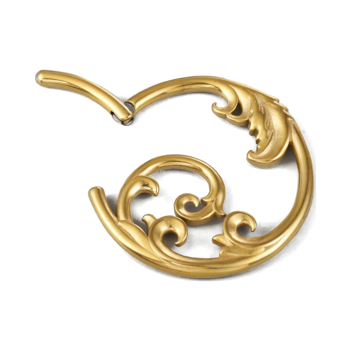 Poids d'oreille vague – Acier inoxydable 4mm
