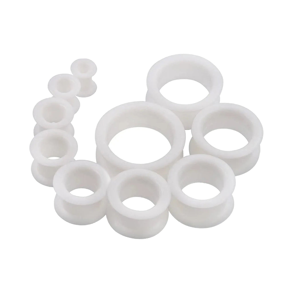 Plugs et tunnels en silicone 3-48mm (paire)
