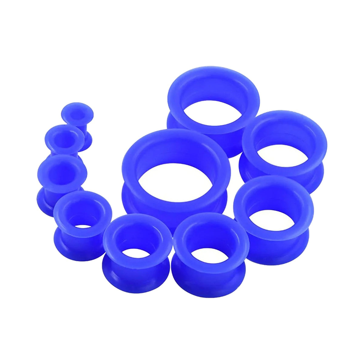 Plugs et tunnels en silicone 3-48mm (paire)