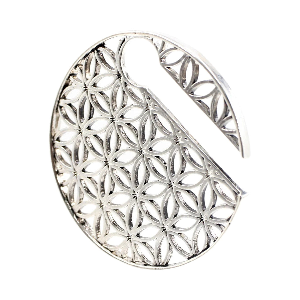Poids d'oreille laiton mandala