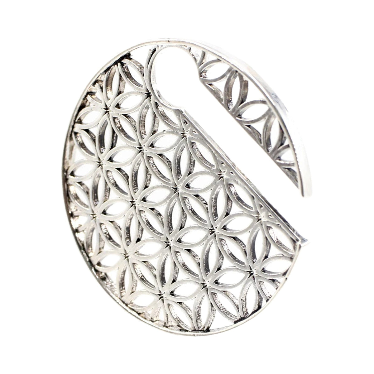 Poids d'oreille laiton mandala