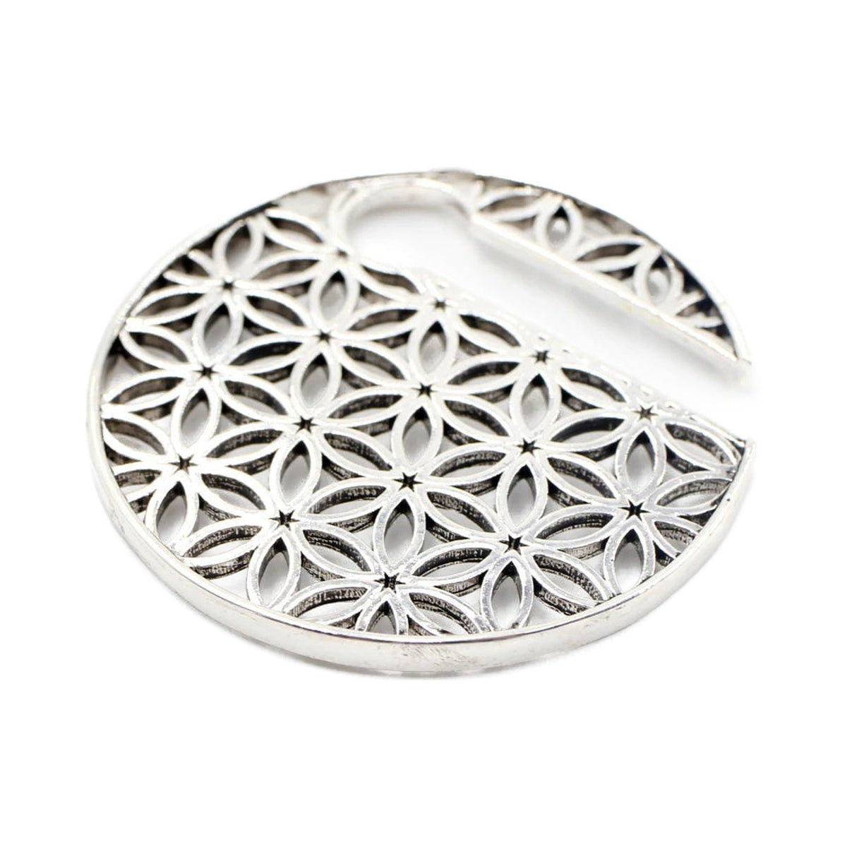 Poids d'oreille laiton mandala