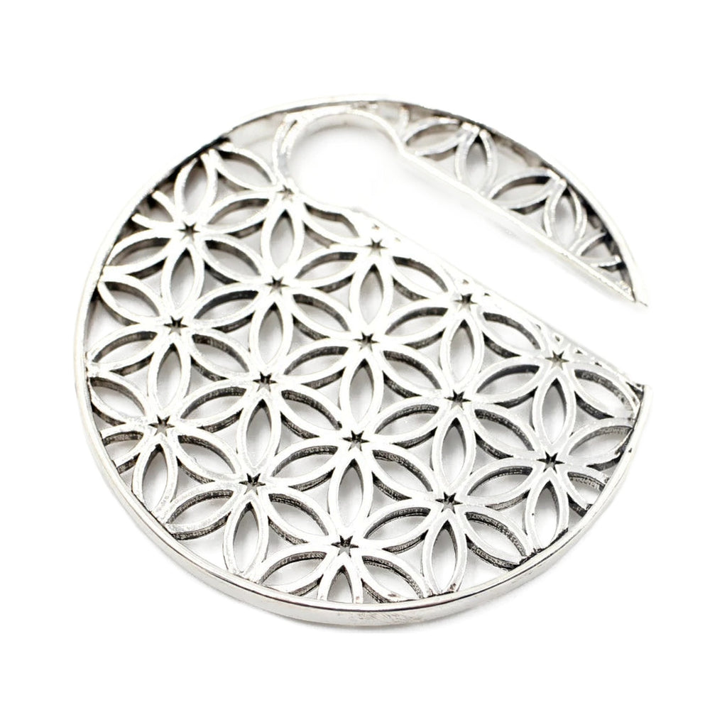 Poids d'oreille laiton mandala