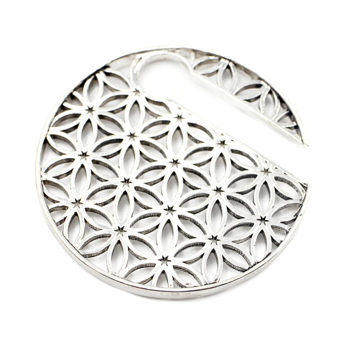 Poids d'oreille laiton mandala