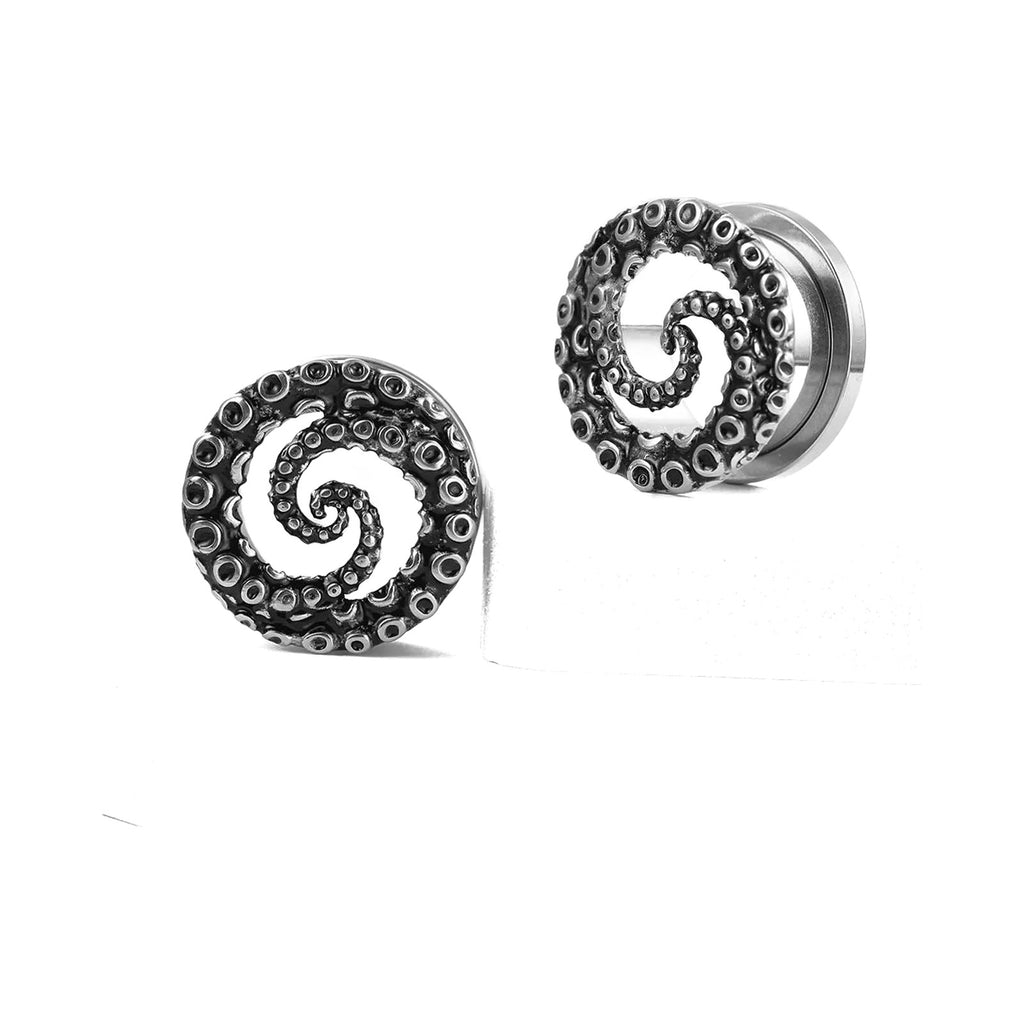 Plugs acier poulpe, vue principale — Stretchy