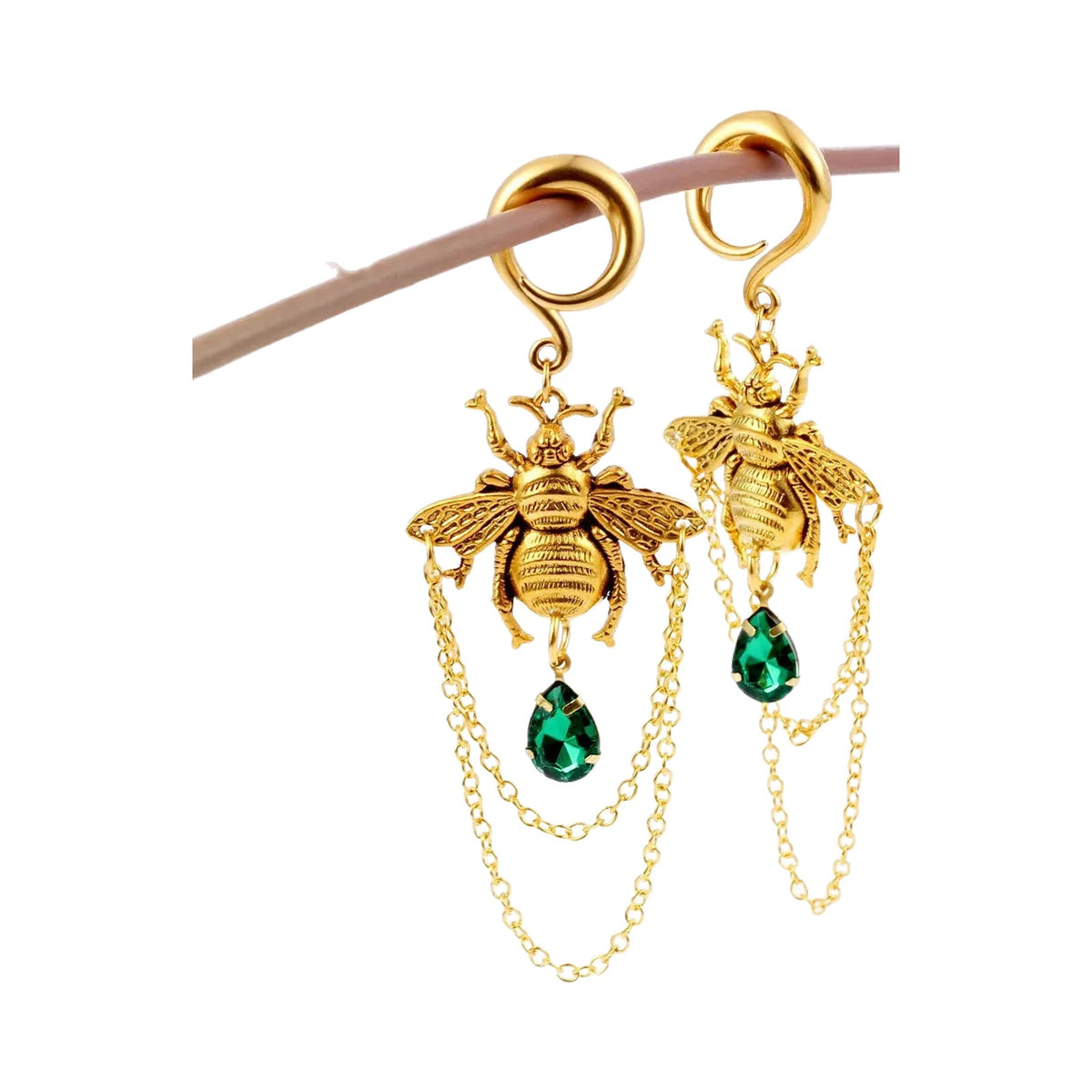 Poids d'oreille abeille, vue principale — Stretchy