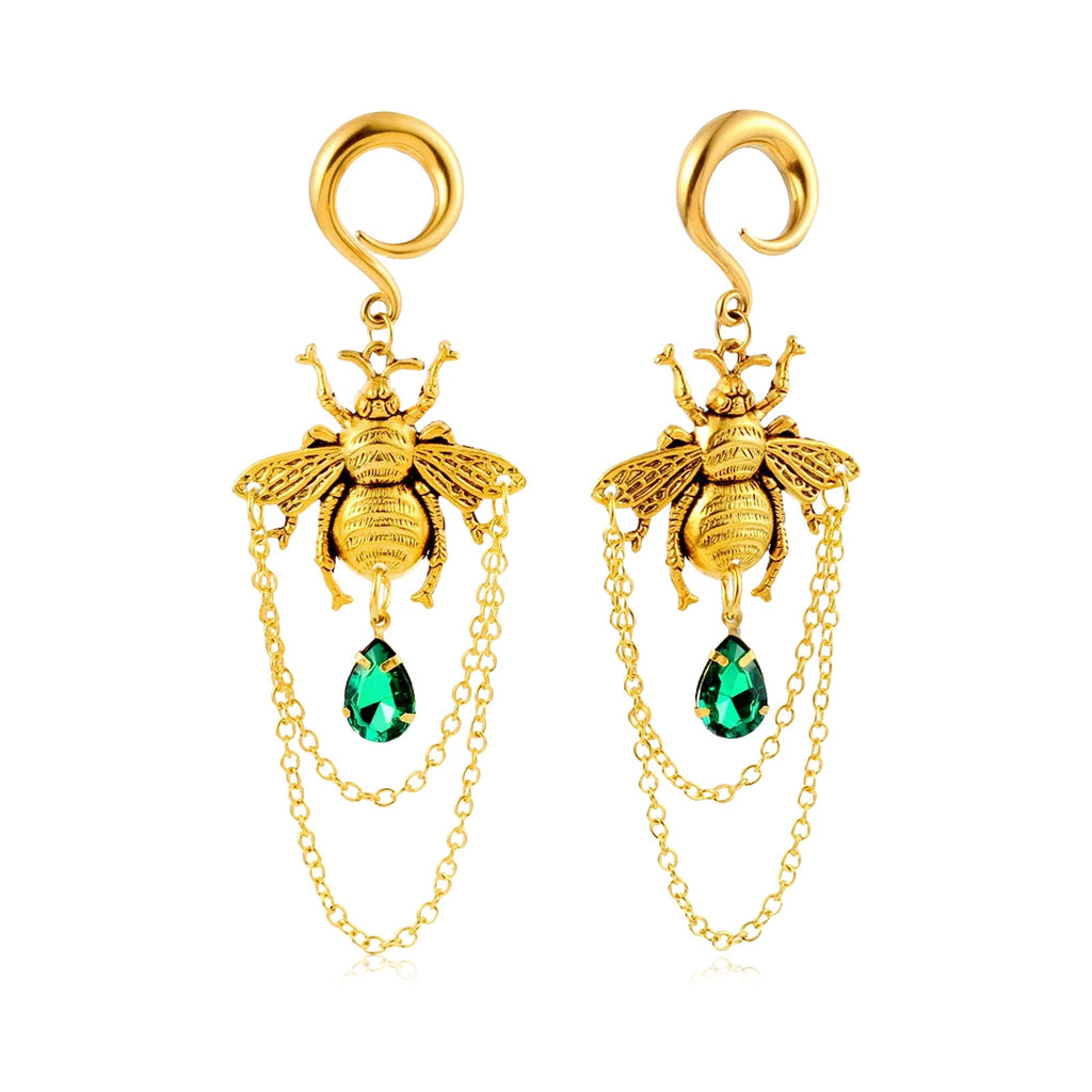 Poids d'oreille abeille — paire