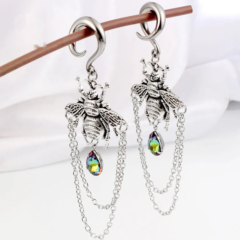 Poids d'oreille abeille — paire