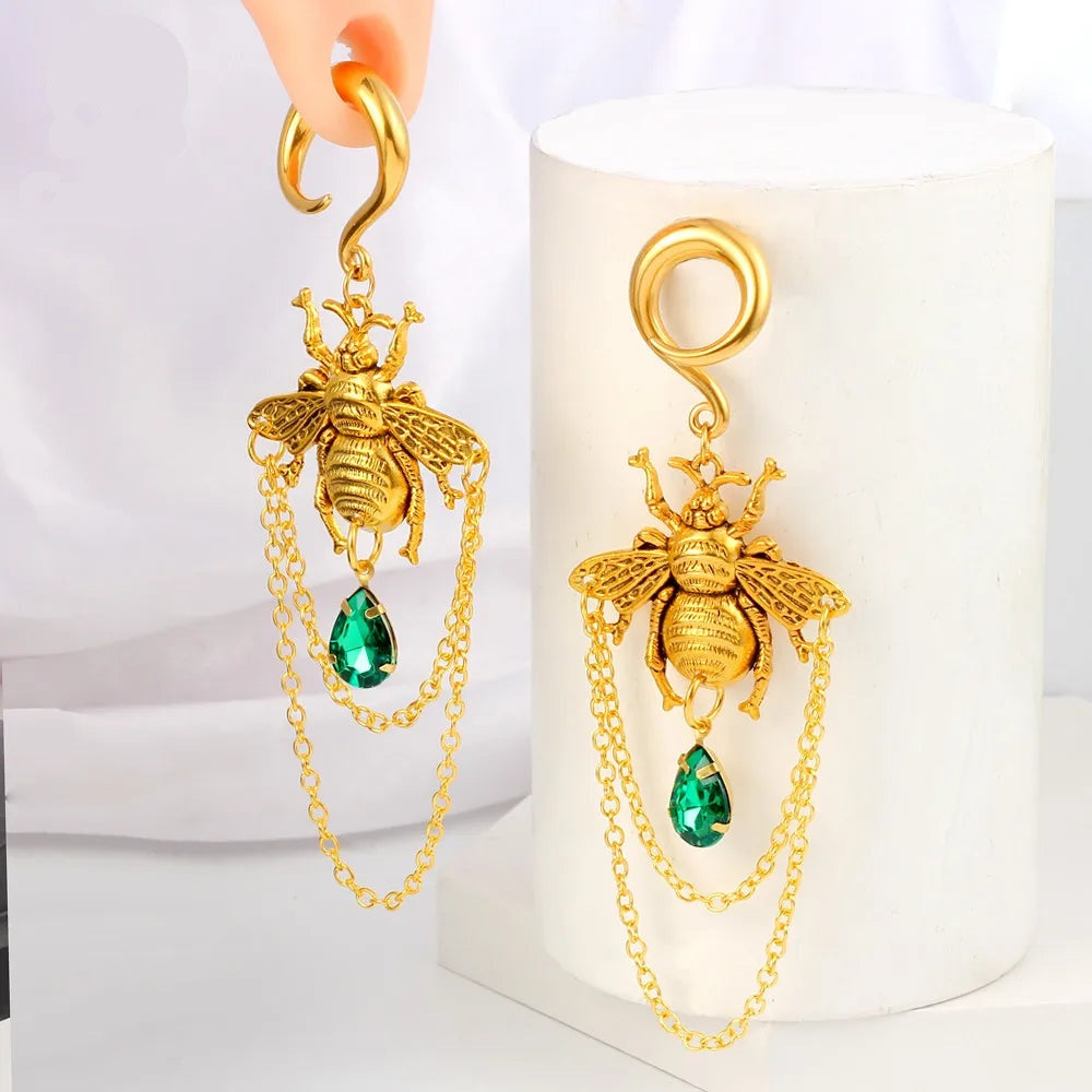 Poids d'oreille abeille — paire