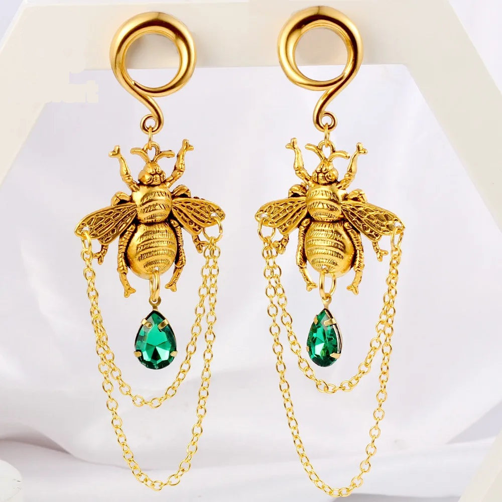 Poids d'oreille abeille — paire