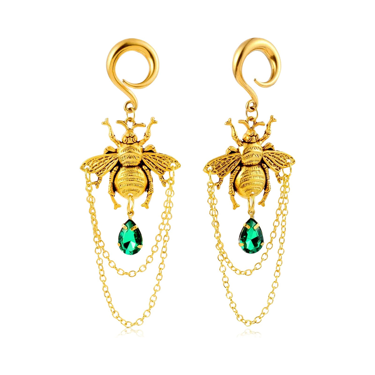 Poids d'oreille abeille — paire