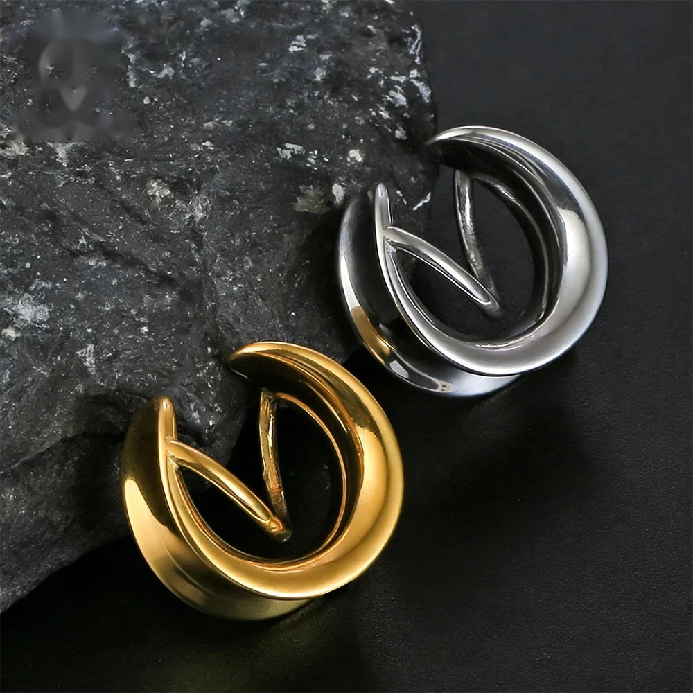 Plugs acier infini — paire