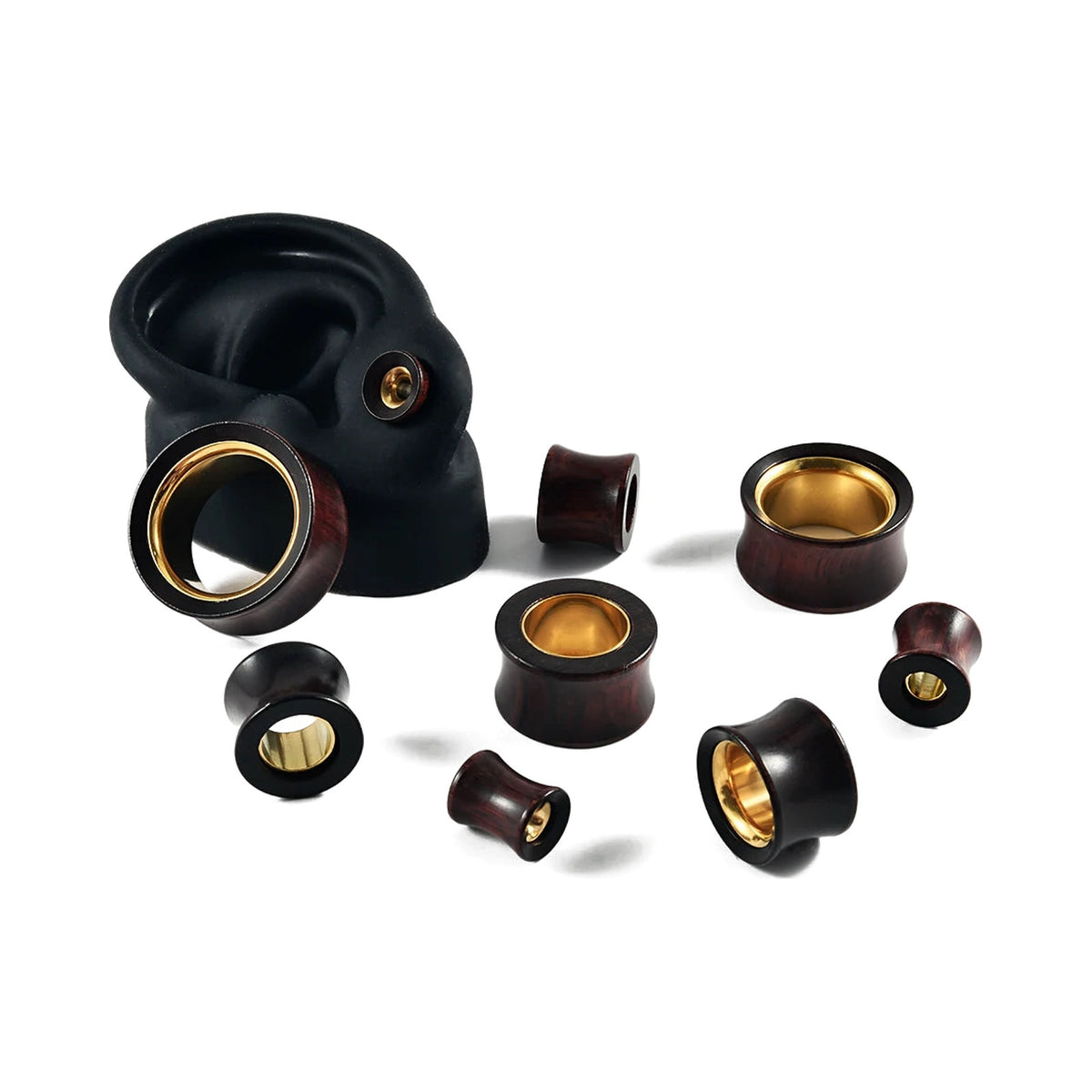 Plugs bois de santal — paire